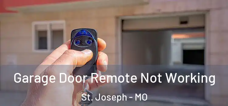  Garage Door Remote Not Working St. Joseph - MO